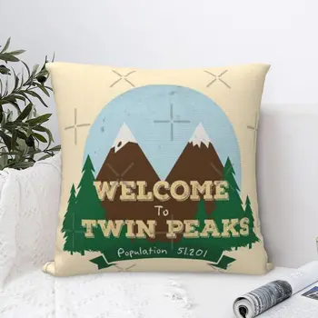 Добре дошли в Twin Peaks Калъфка Луксозна калъфка с цип калъфки за възглавници калъфки за възглавници