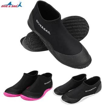 Дамски водни обувки DiveSail, Неопренови обувки за гмуркане, използвани в сърф, маратонки за възрастни TypeA 4 34-35
