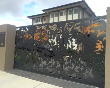 Метална декоративна ограда за уединение, вырезанное лазер/алуминиеви панели огради