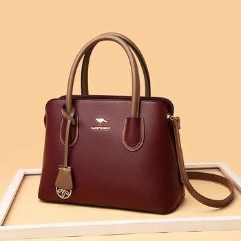 Висококачествена дамска чанта от мека кожа, луксозна дизайнерска марка дамски чанта през рамо, модерен класически дамски чанта за подмишниците, портфейл