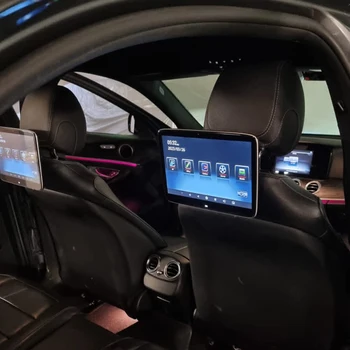2023 Нова Автомобилна Марка Логото на Потребителски Интерфейс в Стил Задната Седалка Развлечения Екран WIFI 4K Видео Android 12.0 облегалката за глава TV Монитор за Mercedes Benz