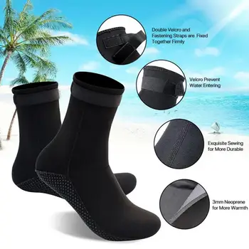 Практични чорапи за сърфиране, меки обувки за неопрен за плаж, сърф, задържане на лентата, чорапи за плуване със защита от надраскване, Спортни аксесоари