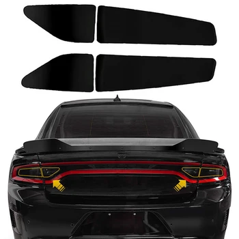 За Dodge Charger 2015-2022 Стикер на автомобила задна светлина Vinyl тампон на задна светлина Фолио, Стикер с опушен интериор Предпазва автомобилните аксесоари
