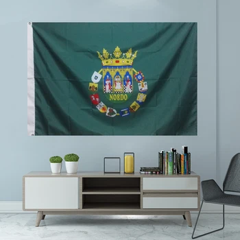 Флаг на Севиля Испания Провинция Графичен Висящ банер с потребителски печат Спортни Втулка за капак вала от полиестер 3X5 ФУТА 90X150 см