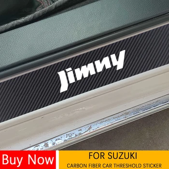 ЗА Suzuki VITARA SWIFT LAPIN KIZASHI JIMNY IGNIS HUSTLER Въглеродни Влакна Авто Праг на Педала на Тампон Етикети Аксесоари