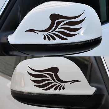 1 Чифт персонализация на крилата, етикети на огледалото за обратно виждане на колата Стикер за стайлинг автомобили bmw, honda, Ford, audi, VW volkswagen, toyota и seat OPEL