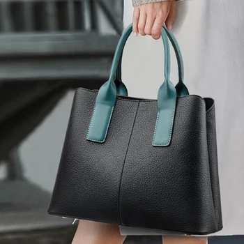 Истинска марка, ежедневни чанти-тоут голям капацитет, по-големи чанти през рамо за жени 2023, женствена чанта за пазаруване, чанти