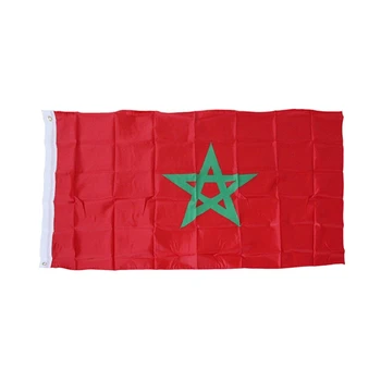 За ежедневна употреба или украса Morocco Garden, полиестер, Марокански национални банери D5QD