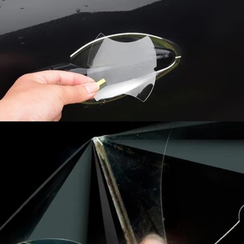 5шт Невидима стикер върху дръжката на вратата на колата, за да Acura RLX CL EL CSX ILX MDX NSX RDX RL