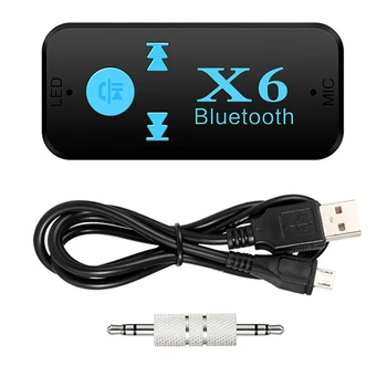Aux Bluetooth Адаптер За автомобил с 3.5 мм Жак, USB Bluetooth4.0 за Volkswagen Golf 5 6 7 PASSAT B5 B6 B7 Polo T5 Bora