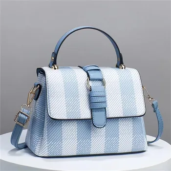 2023 Луксозни чанти, Дамски Чанти Дизайнерска чанта-месинджър от изкуствена кожа Модни чанти през рамо Луксозни дамски чанти за ръце Мъкна