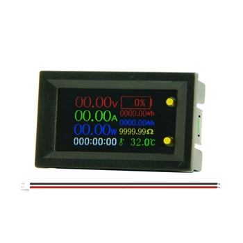 20A 9 В 1 IPS LCD Напрежение, ток, мощност, волтметър, амперметър, м зареждане на батерията