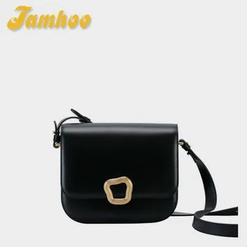 Jamhoo Tofu Чанта Среден размер, малка квадратна чанта с нов стил, преносима, с наклонена има пренасочване чрез едно рамо, Дамски чанти за жени Advanced Sense