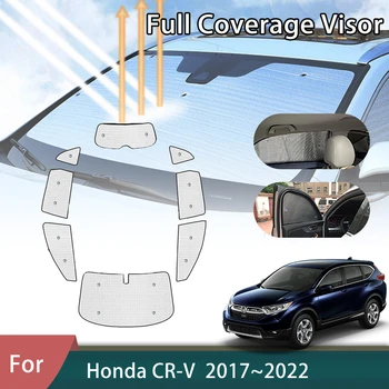 Автомобилни Слънчеви Очила С Пълно Покритие За Honda CR-V, CRV CR V 2017 ~ 2018 2022 Анти-UV Засенчване на Прозорци сенника на Кутията на Предното Стъкло Аксесоари