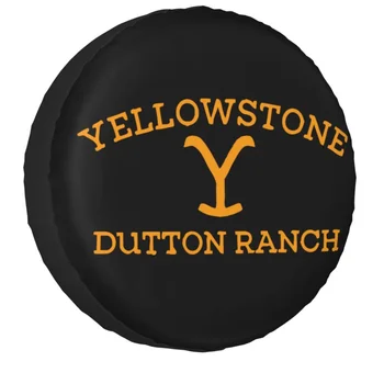 Калъф за резервна гума Yellowstone Дътън Ranch, чанта, водоустойчив прахозащитен седалките на джанти за Джип Honda