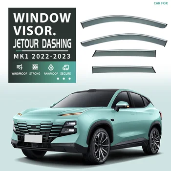 За JETOUR Dashing MK1 2022-2023 Пластмасов Прозорец Козирка Вентилационни Завеси за Защита Срещу Слънце И Дъжд За JETOUR Dashing MK1 2022-2023