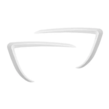 2 елемента Покритие на рамката на предната противотуманной фарове за автомобили Tesla Модел 3 2017-2021 Автомобилен фенер за вежди Ветрозащитный нож Стикери