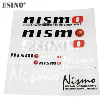 Оформление на Автомобила Nismo Прозорец Дръжка Огледало за Обратно виждане Стикер На Багажника Декоративна Стикер Набор от Винил Филми за Nissan GT-R, 370Z Patrol