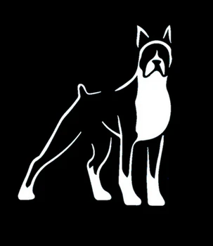 Vinyl стикер за кучета-на боксьори, на стикер за домашни любимци puppy, използвани за автомобилни стикери, стикери за автомобили, броня за прозорци, шкаф за лаптоп, стъкло