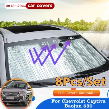 За Chevrolet Captiva Stoqnka 530 CN202S 2018 ~ 2023 Козирка за Защита От Слънцето Стъкла с алуминиева Дограма, Сенници и Аксесоари За Интериора