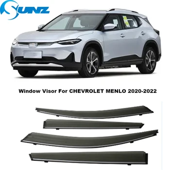 Дефлектори на Страничните Стъкла За Chevrolet Menlo 2020 2021 2022 Козирка Прозорец на Вратата Защита От Дъжд и Слънце Weathershield Навеси и подслон на SUNZ