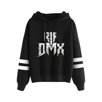 DMX Rip Hoody унисекс, без джобове, hoody с успоредни брусьями, hoody с дълъг ръкав, дамски, мъжки жилетки, облекло за хип-хоп рапъри Rest in Peace