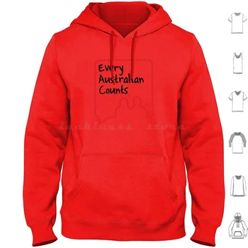 Всеки австралийски в сметката, блузи с червено-черна квадратна логото с дълъг ръкав Ndis образование и култура