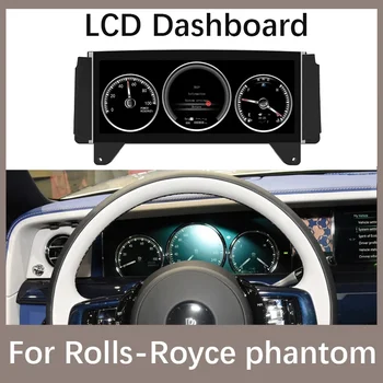Linux Автомобилен LCD Дисплей на таблото За Rolls-Royce Phantom 2004 2005-2013 Цифров Клъстер Уред за измерване на Скоростта IPS Виртуална Панел