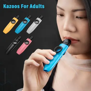 Abs Kazoos Музикални инструменти Флейта Диафрагменный устата Kazoos Музикални инструменти Добър компаньон за начинаещи китаристи и възрастни R0b8