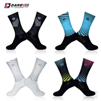 Мъжки чорапи за колоездене DAREVIE, колоездене, мини чорапи, професионални високоскоростни въздушни дишащи състезателни дамски чорапи МТБ Road
