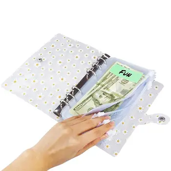 Задача спестяване на пари Преносим Фискален органайзер за портфейл A6 Notebook Organizer Многофункционални задачи икономии конвертами