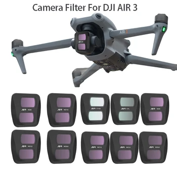 Филтър на обектива за комплект филтри камера DJI Air 3 ND8/16/32/64/ Филтър дрона от оптично стъкло PL UV CPL за аксесоари Дрона DJI Air 3