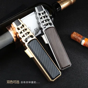 Нова запалка за пури JOBON Strong Firepower, ветрозащитная газова запалка Blue Flame, арматура за барбекю, което можете да използвате за запалки заваряване на пистолета.