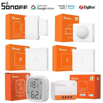SONOFF Zigbee Bridge /Безжичен ключ / Сензор за температура и влажност на въздуха/Сензор за движение/Безжичен Сензор за Прозорец на вратата/Комплекти за ZBMINIL2