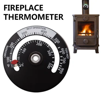 Термометър за камина, Електронен Термометър за комин, индикатор за горене в пещи, Датчик за температура, Термометър за пожарна тръба, Термометър за пожарна тръби