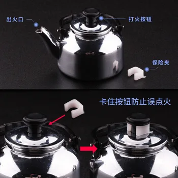 Нова и особена творческа метална запалка за чайника гальванический чайник запалката надуваем детонатора