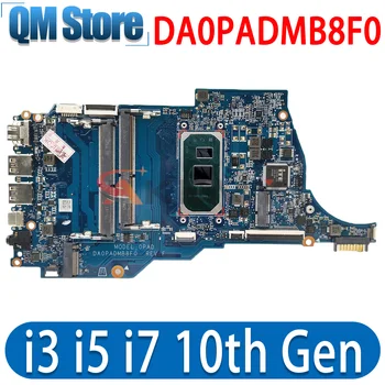 Оригинална за HP 14-DQ 14Т-DQ TPN-Q221 дънна Платка на лаптоп с процесор I3 I5 I7-10-то поколение 14-DQ DA0PADMB8F0 дънната Платка