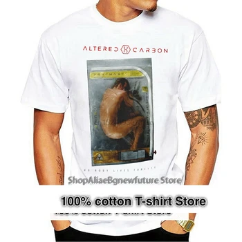 Тениска с Такеши Ковачом от променения въглерод унисекс, подарък за жена мъж