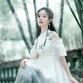Нова Традиционна Фея Ханфу за жените Рокля Танцов костюм Дрехи на Династията Тан Древен Китайски Костюм Прекрасен стил