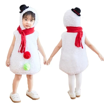 Коледен костюм на Снежен човек, Коледни костюми за деца, карнавалните костюми за момичета