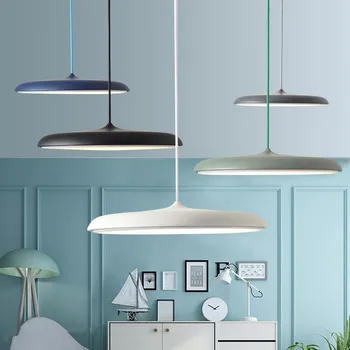 Скандинавски Стилен led окачен лампа за осветление на кухни, трапезария, Окачен дизайн, интериор, Полилеи, осветителни тела