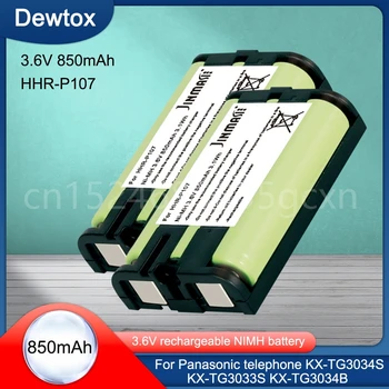 3,6 На 650 mah Ni-MH Батерия за Panasonic HHR-P107 HHRP107 HHRP107A/1B Батерия За Безжичен Телефон