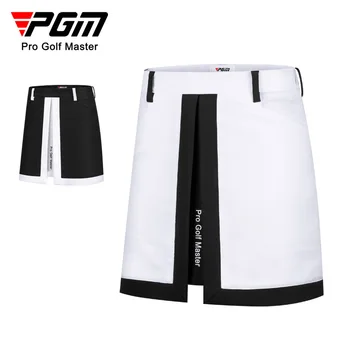 Дамски панталон за голф PGM, спортна пола с цепка за момичета, с подплата против петна, дамски дрехи за голф XS-XL QZ079
