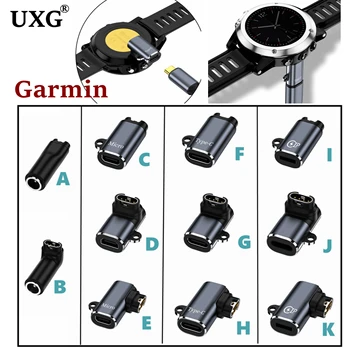 Преносим Кабел-адаптер Type C/Micro USB/IOS за Зарядно Устройство Garmin 4Pin Fenix 7/7 S/7X/6 /6S/6X/5S За Зареждане Часа