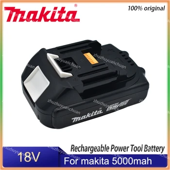 Оригинална Литиево-йонна батерия 18V Makita 5.0 Ah BL1830 BL1815 BL1860 BL1840 194205-3 За Смяна на Батерията, електрически инструменти