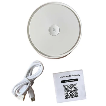 Безжична мулти-режим портал Graffiti Smart Home Bluetooth, Zigbee, двухрежимное приложение, звукова светлинна съвет, дистанционно управление на хост