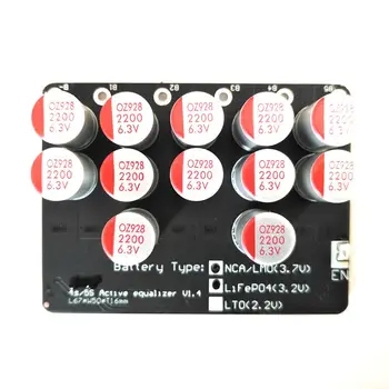 Активен еквалайзер LTO Battery Balancer 5S 1A 3.5 5.5 A A за батерия 12V Yinlong 66160