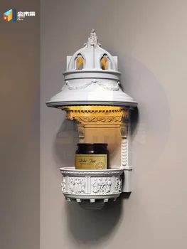 Гипсова лампа за коридора, Вградена В Хол, Вградена в стената, Атмосфера, Восъчна лампа за Ароматерапия