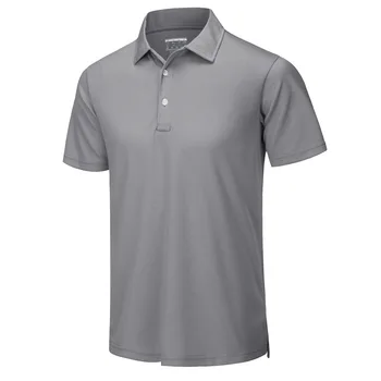 Риза-топка за голф, риза-топка за състезания по бадминтон, однотонная бързосъхнеща дишаща тениска с къс ръкав