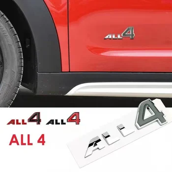 3D Метален Лого на ВСИЧКИ 4 Букви, Емблеми Стикер Икона на Вратата на Колата, За Mini Clubman и Countryman JCW F54 F60 R60 Cooper S ALL4 Аксесоари